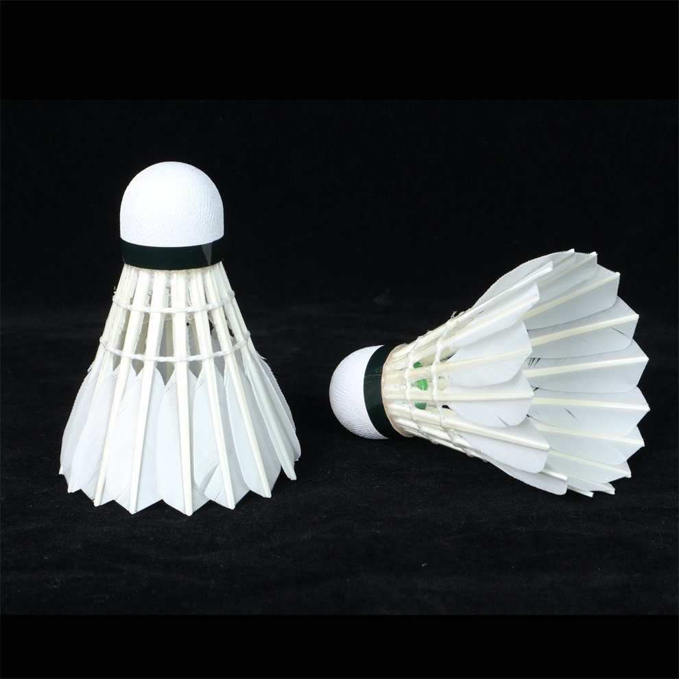 12 Pcs Shuttle Cock Badminton Shuttlecock Duck Feather Shuttlecocks For Club Training