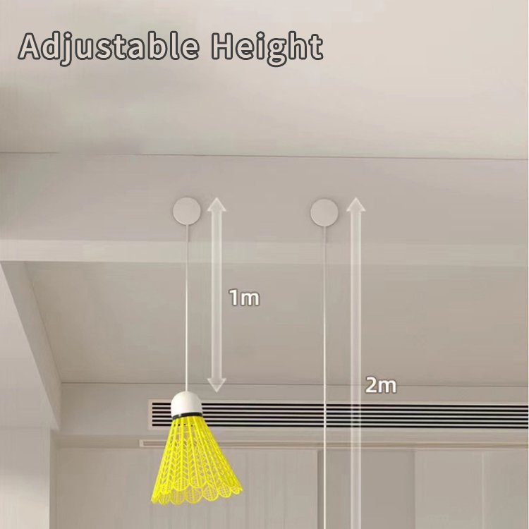 Hot Sale Badminton Training Equipment Rebound Single Hanging Badminton Exercise Device Indoor and Outdoor Parent-Child Sports