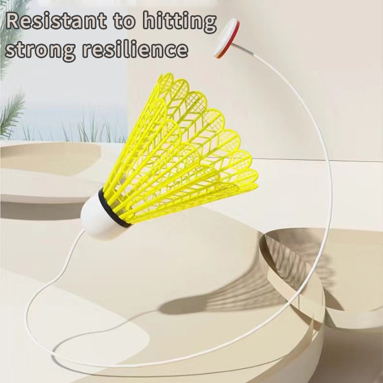 Hot Sale Badminton Training Equipment Rebound Single Hanging Badminton Exercise Device Indoor and Outdoor Parent-Child Sports