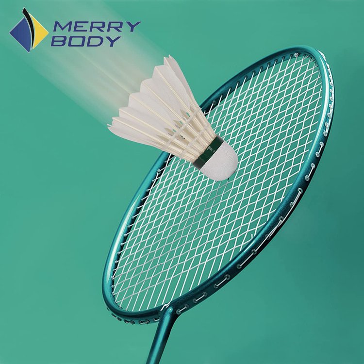 Lingmei Durable Goose Feather Badminton Shuttlecocks Factory Supply 12PCs per Box Class a Goose Feather Ball
