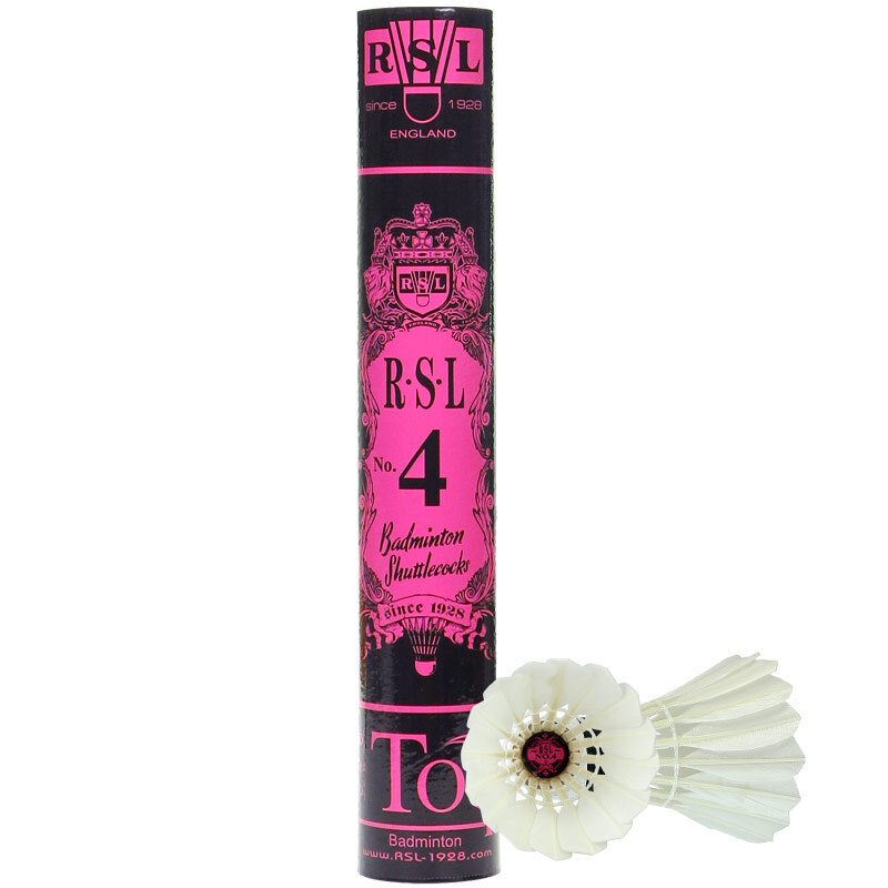 Original RSL Tourney Badminton Shuttlecock No.4 High Quality Duck Feather Shuttlecock Badminton Balls