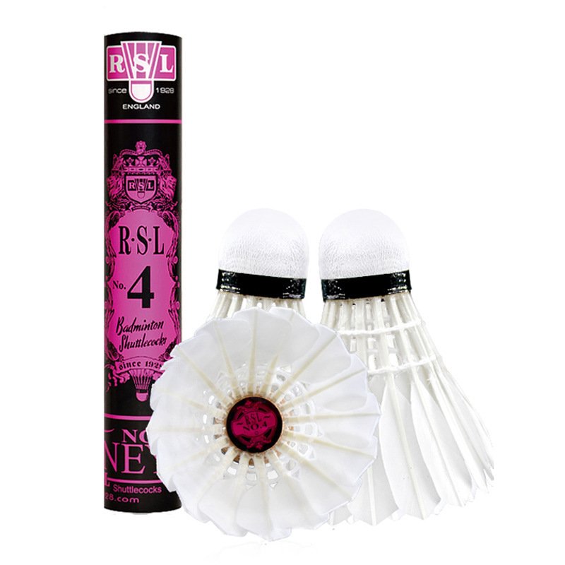 Original RSL Tourney Badminton Shuttlecock No.4 High Quality Duck Feather Shuttlecock Badminton Balls