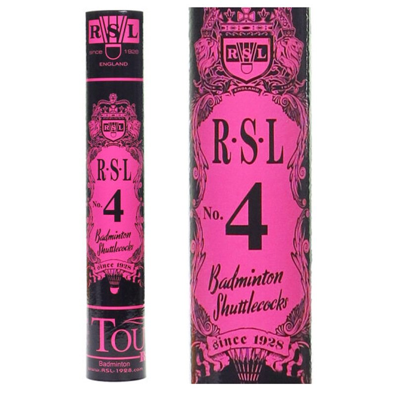 Original RSL Tourney Badminton Shuttlecock No.4 High Quality Duck Feather Shuttlecock Badminton Balls