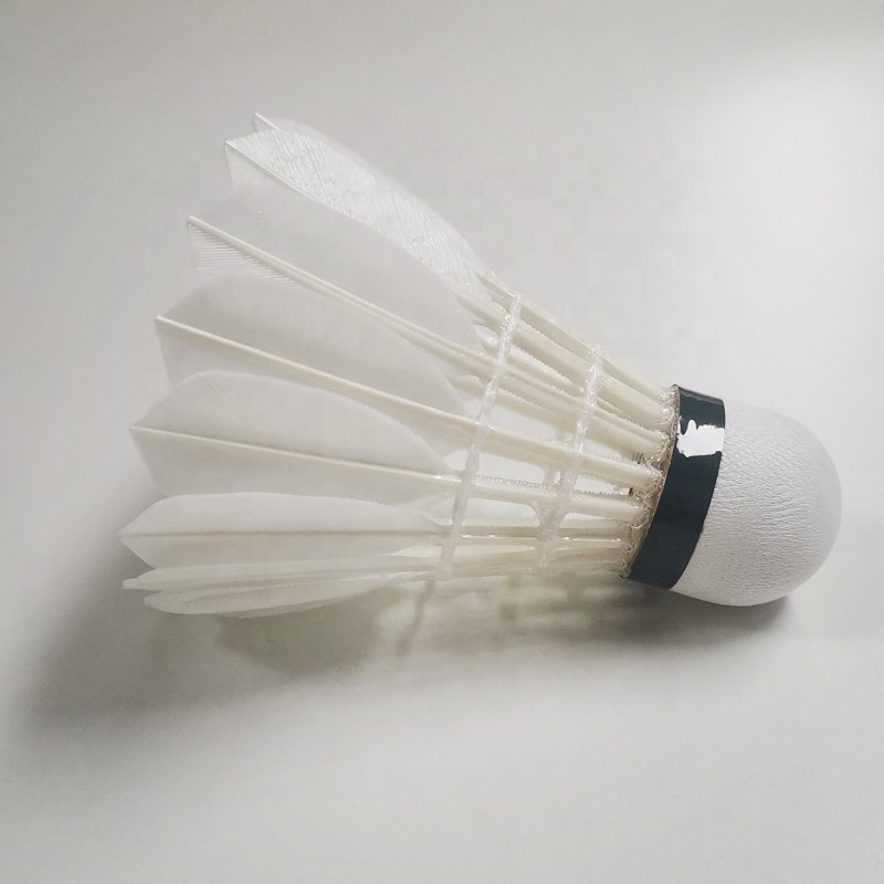 High Level Goose Feather Shuttlecock Indoor Outdoor Badminton Shuttlecock with Grade 2 Goose Feather Class B Feather Shuttles