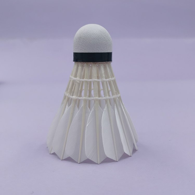 12 Pcs Badminton Shuttlecock,Goose Feather Badminton Shuttlecock for Sports Activities with Great Durability Stability