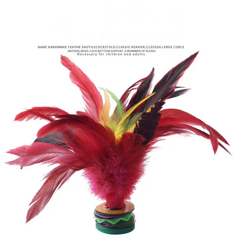Hot Selling Colorful Chinese Jianzi Feather Kicking Shuttlecocks Foot Exercise Sports Game