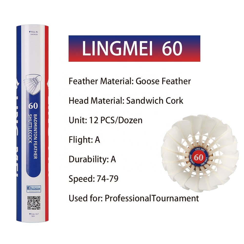 badminton shuttle as30 shuttlecock badminton shuttlecock LINGMEI 60