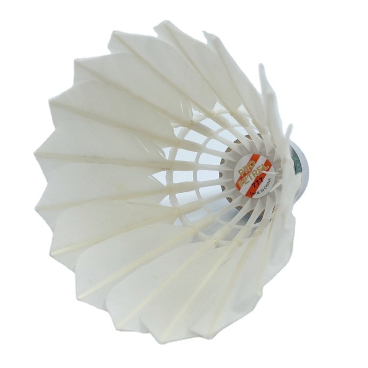 Badminton Birdie 12-Pack, Professional Badminton Shuttlecocks Feather Ball with Great Durability Stability and Balance