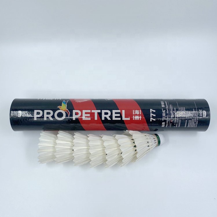 Badminton Birdie 12-Pack, Professional Badminton Shuttlecocks Feather Ball with Great Durability Stability and Balance