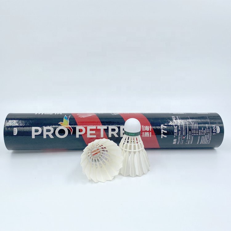 Badminton Birdie 12-Pack, Professional Badminton Shuttlecocks Feather Ball with Great Durability Stability and Balance