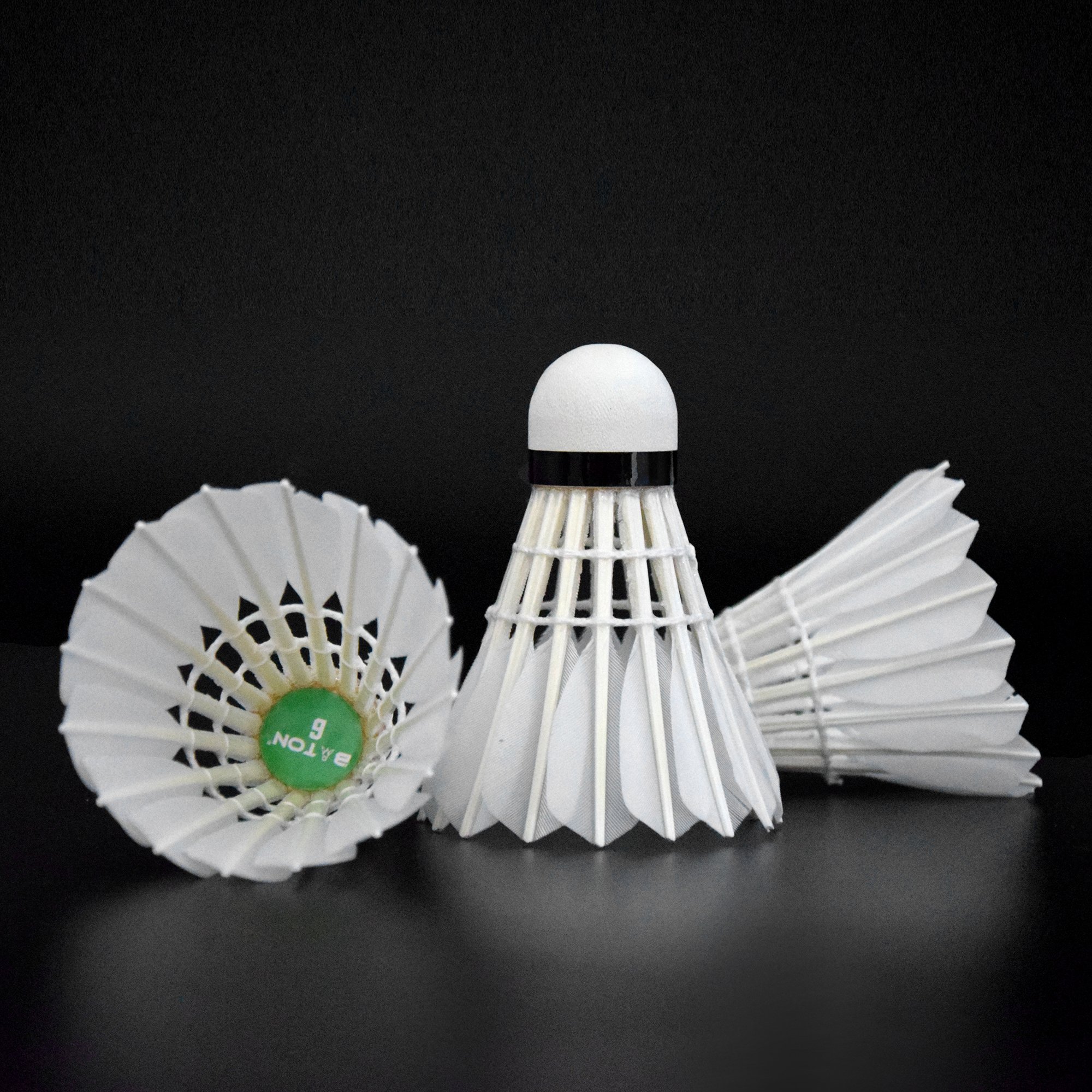 BT#6 Banton Goose Feather Shuttlecock 2 Layer Natural Cork Badminton Shuttlecock for Club Player Badminton