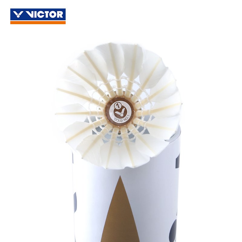 Victor GOLD NO.1 Duck Feather Badminton Shuttlecock