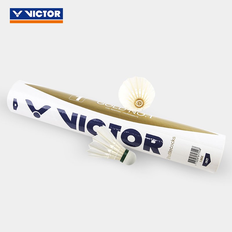 Victor GOLD NO.1 Duck Feather Badminton Shuttlecock