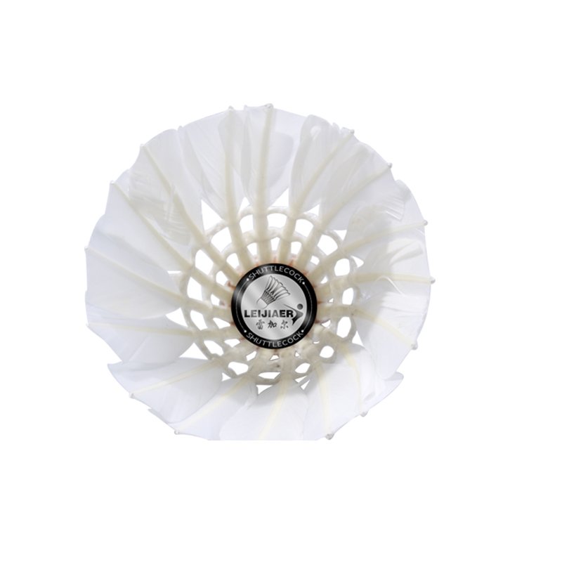 Leijiaer 1002 cheap goose shuttlecock factory sale badminton shuttlecock feather welcome OEM and ODM