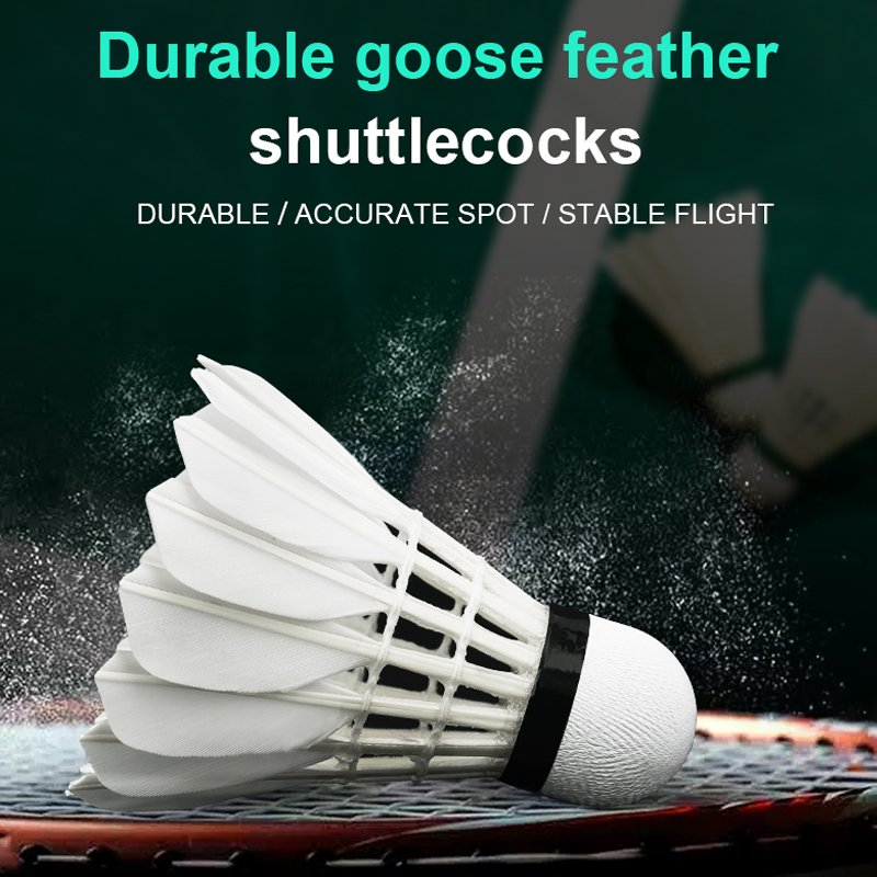 High Quality Badminton goose feather Shuttlecock Tournament Shuttlecocks