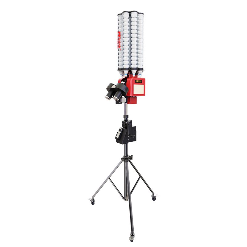 2024 badminton machine training equipment ball serving machine B5 with battery and APP