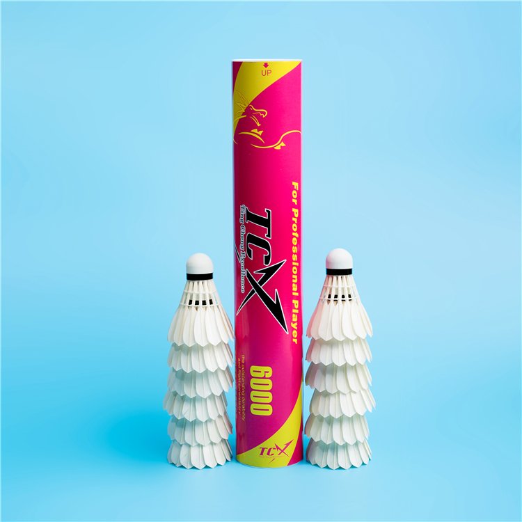 TCX BRAND TCX6000 Badminton Shuttlecock Nice for Normal Players Training Badminton Shuttlecock