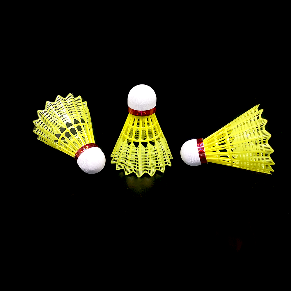 High Quality Durable Cheap Badminton Fiber Cork Nylon Shuttlecock Model 212