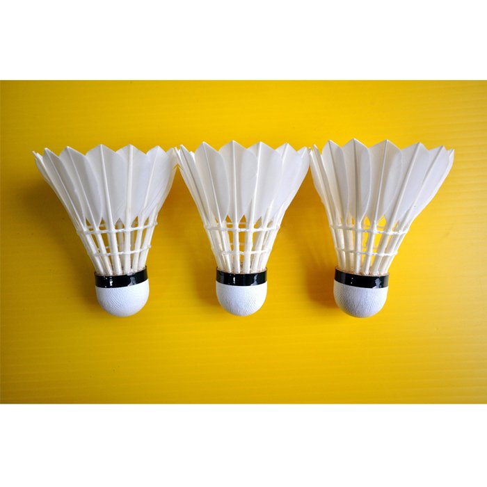 Top Grade Shuttlecocks Goose Feather Badminton Shuttles For Club Competition Lingmei 10