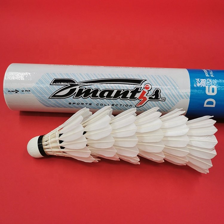 Best Quality Duck Feather Badminton Shuttlecock Badminton Traditional Type Badminton Shuttlecock BWF Approved for Competition