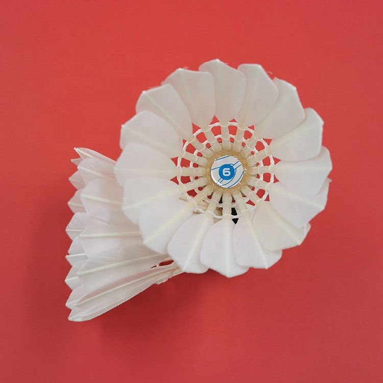 Best Quality Duck Feather Badminton Shuttlecock Badminton Traditional Type Badminton Shuttlecock BWF Approved for Competition