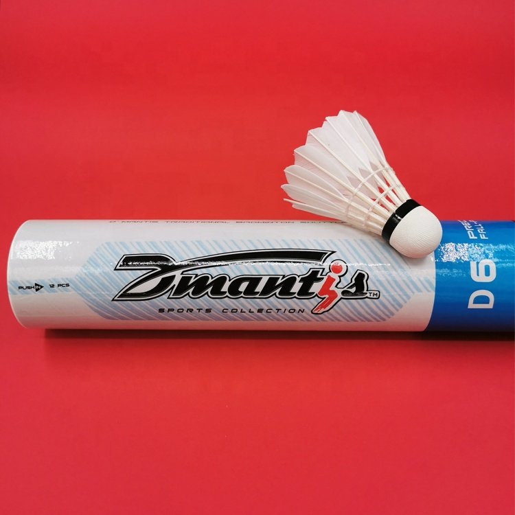 Best Quality Duck Feather Badminton Shuttlecock Badminton Traditional Type Badminton Shuttlecock BWF Approved for Competition