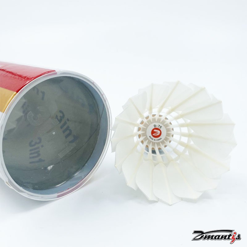 High Quality Professional 3-in-1 Badminton Class a Shuttlecocks Cork Head with Duck Feather for Tournament Use