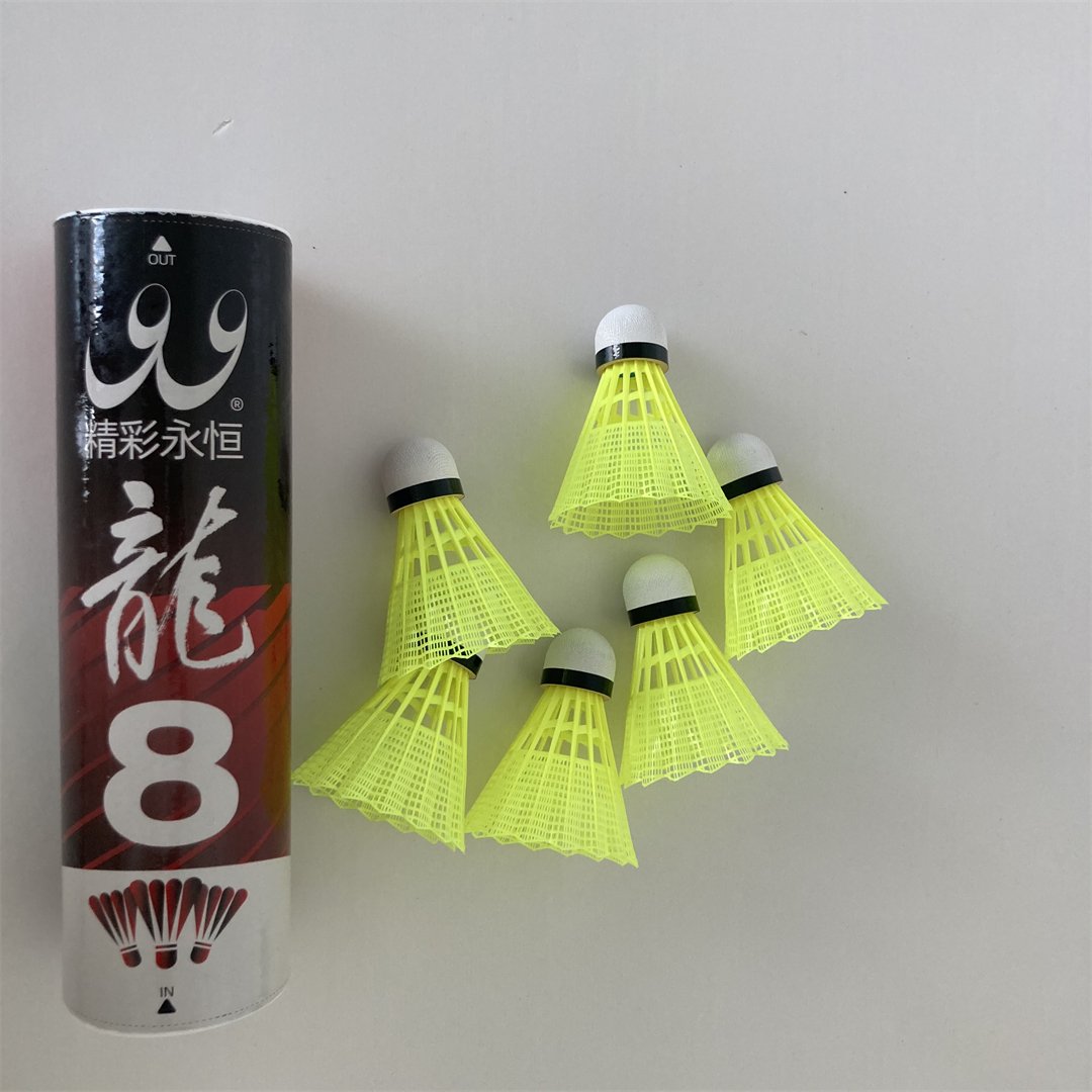 Durable High Speed Plastic Feather Badminton Nylon Shuttlecock for Indoor Outdoor Training And Exercise