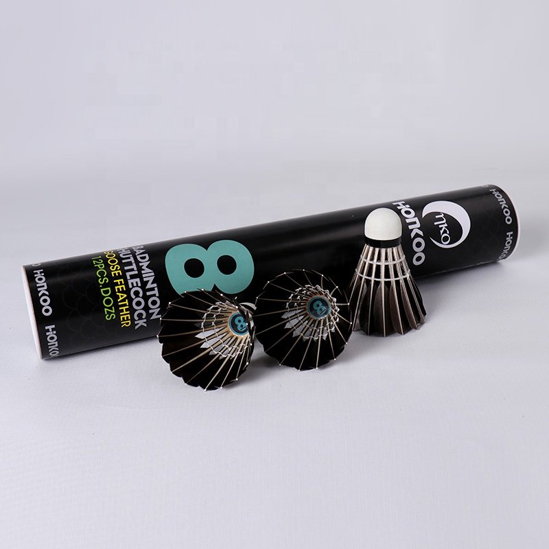 Best Natural Cork Head Pendent Outdoor Black China Shuttlecock For International Tournament Professional