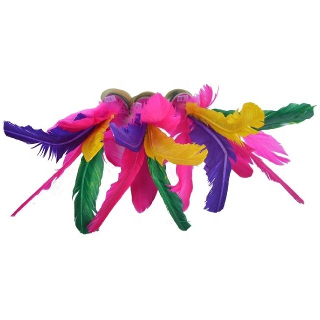 Chinese Jian Zi Rooster Feather Aeroplane Shuttlecocks Popular for Indoor Sports