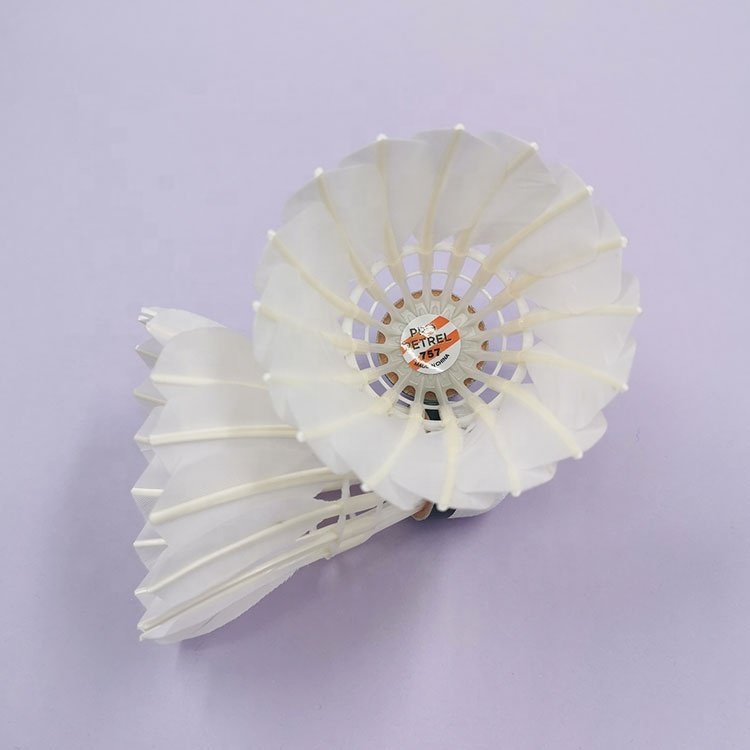 Best Selling Hybrid Badminton Shuttlecock High Quality Goose Feather Shuttles for Badminton Training Good Price Badminton Balls