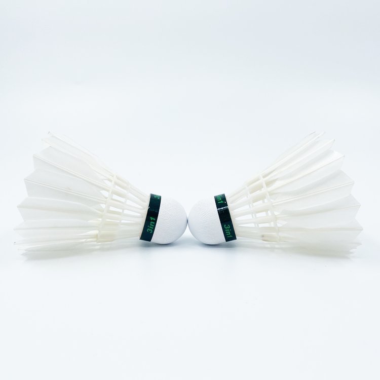 Natural Feather White Color Professional Chinese Shuttlecock Badminton High Quality Badminton Shuttles for Tournament