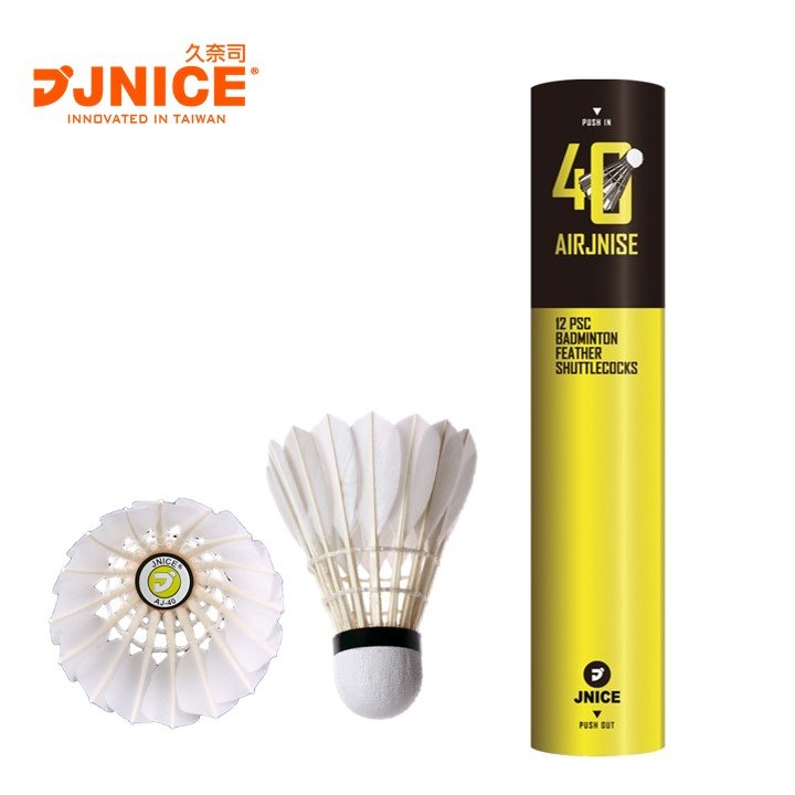 TAIWAN brand JNICE AJ-40 goose feather shuttlecock