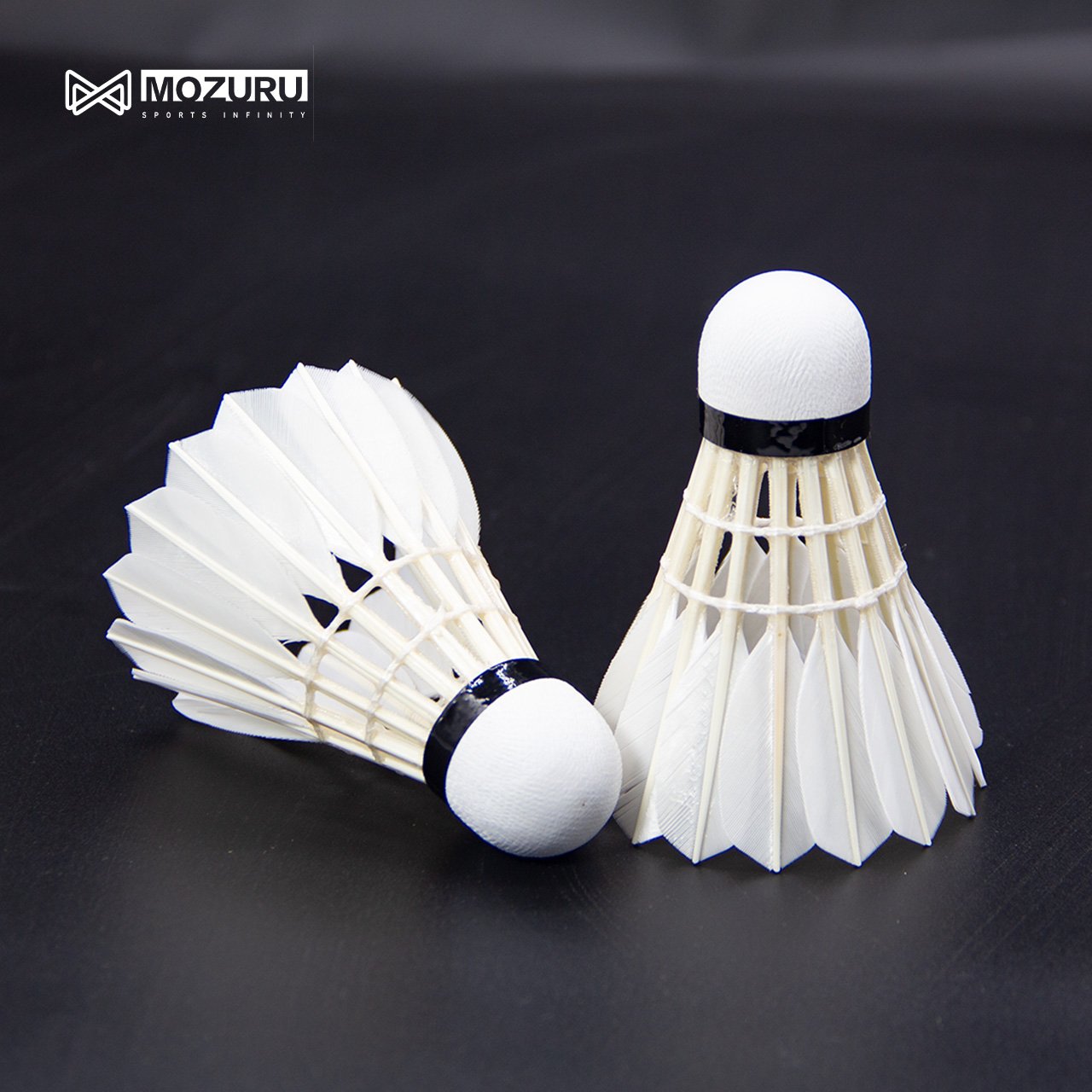 MOZURU high quality goose feather shuttlecocks