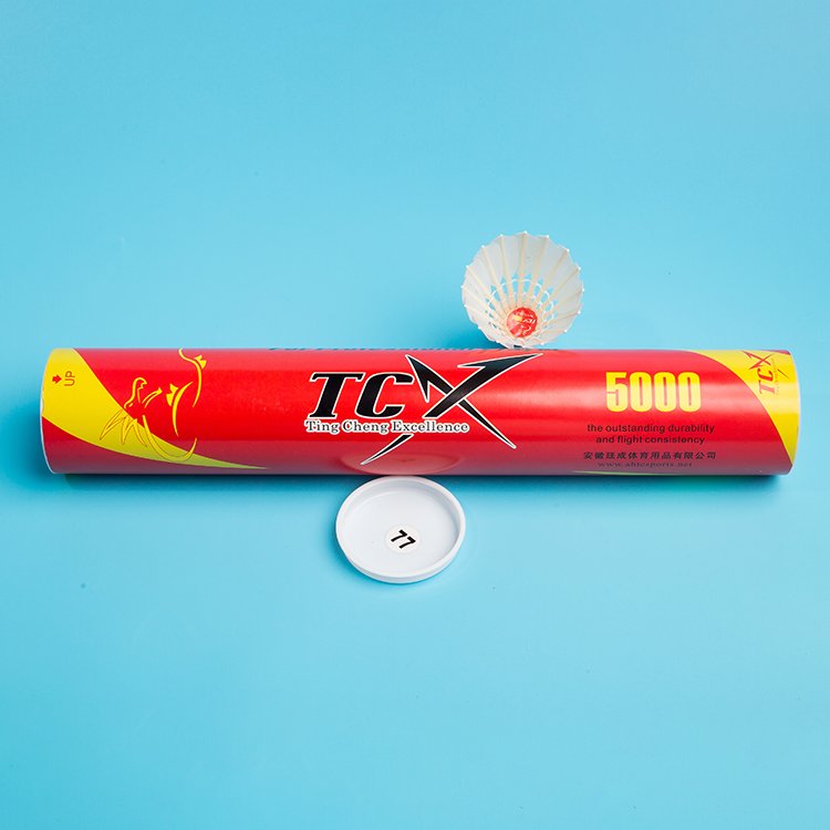 TCX5000 XP2 Sliver Goose Feather Tournament Shuttlecock Same Astcx5000 Badminton Shuttlecocks