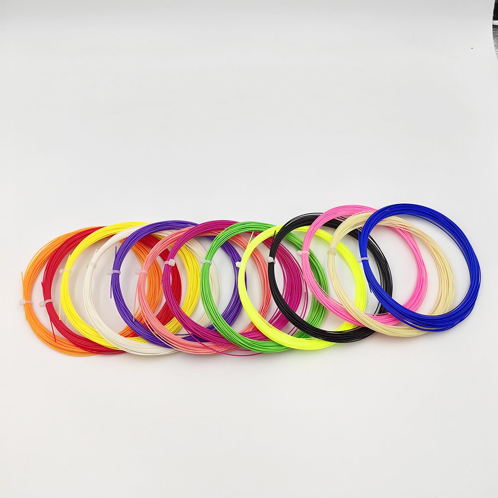 Factory New Arrival Durable Badminton String 0.7mm Training Badminton Racket line for beginner pleayer