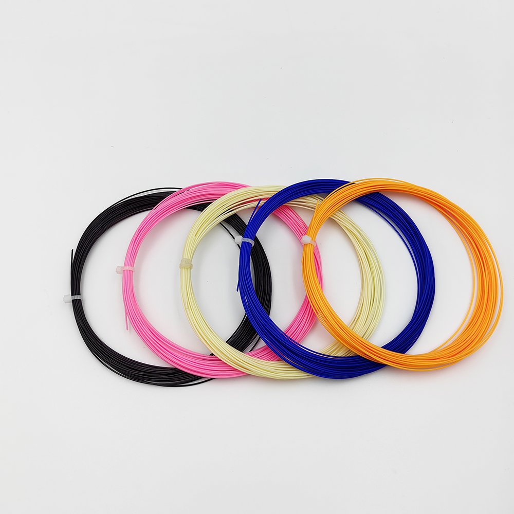 Factory New Arrival Durable Badminton String 0.7mm Training Badminton Racket line for beginner pleayer