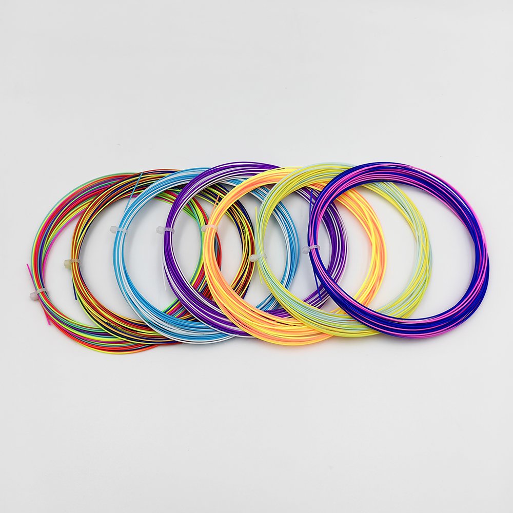 Factory New Arrival Durable Badminton String 0.7mm Training Badminton Racket line for beginner pleayer