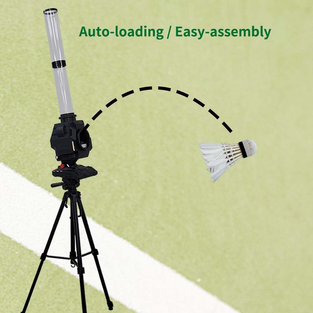 Shuttlecock Badminton Feeder Shooting Machine for Training Practice