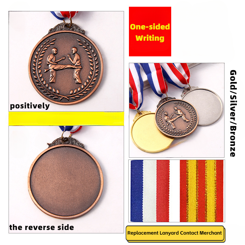 Custom Sport Medals Gold Silver Bronze Football Basketball Taekwondo Match Running Medal Holders Competition Medal Manufactures