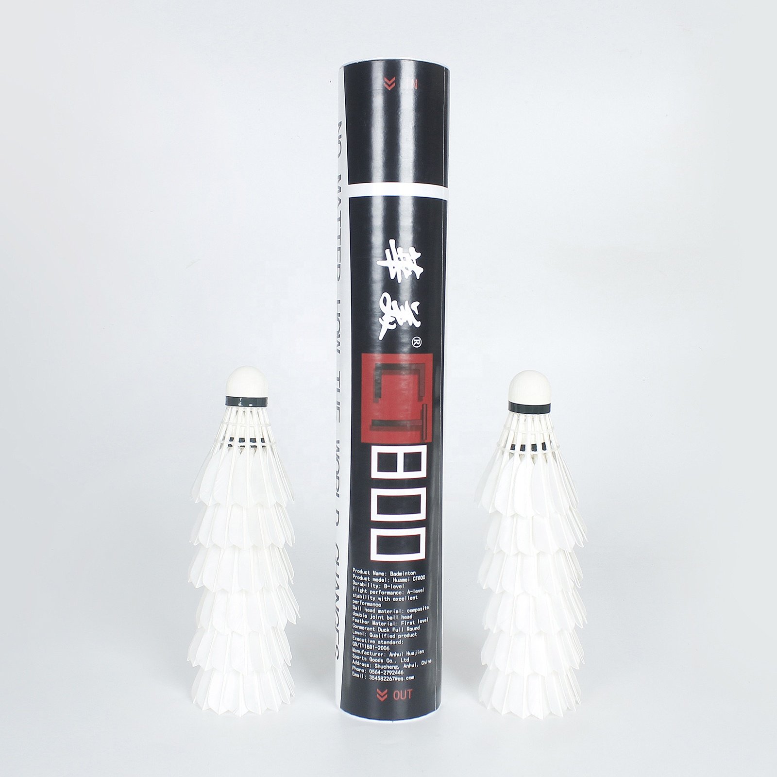 High Quality Duck Feather Badminton Shuttlecocks Wholesale Huamei With Reasonable Price