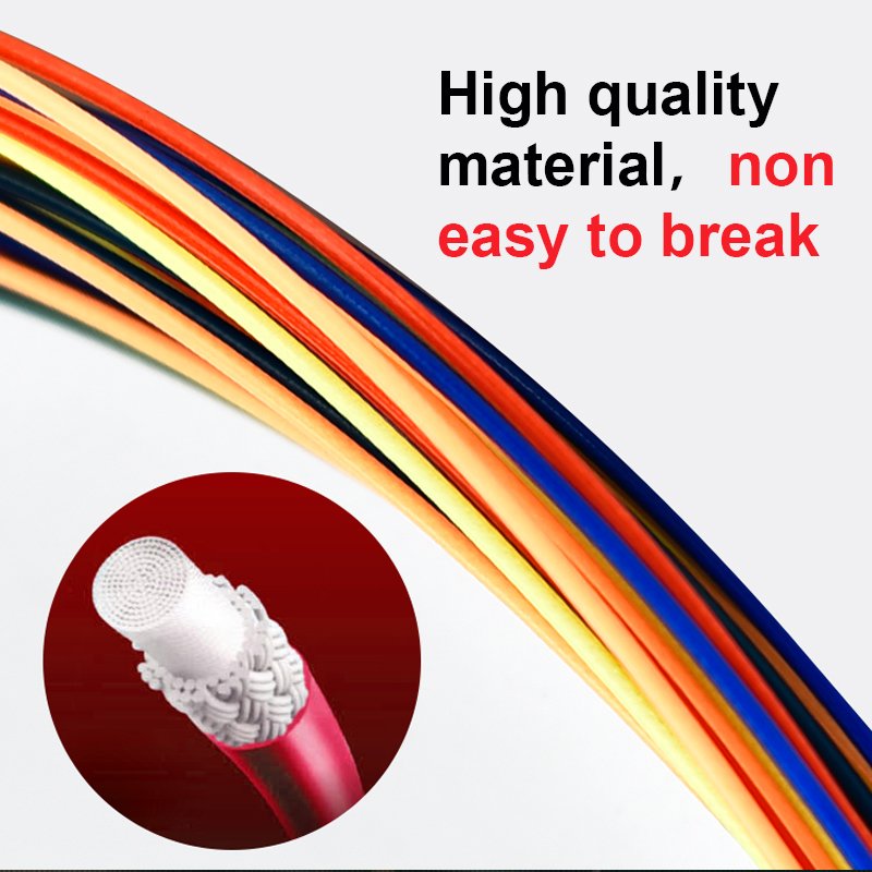 badminton rackets accessories wholesale 0.7m nylon string colorful badminton rackets string