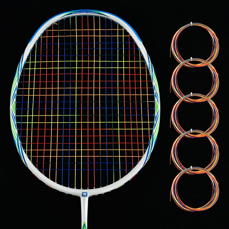 badminton rackets accessories wholesale 0.7m nylon string colorful badminton rackets string
