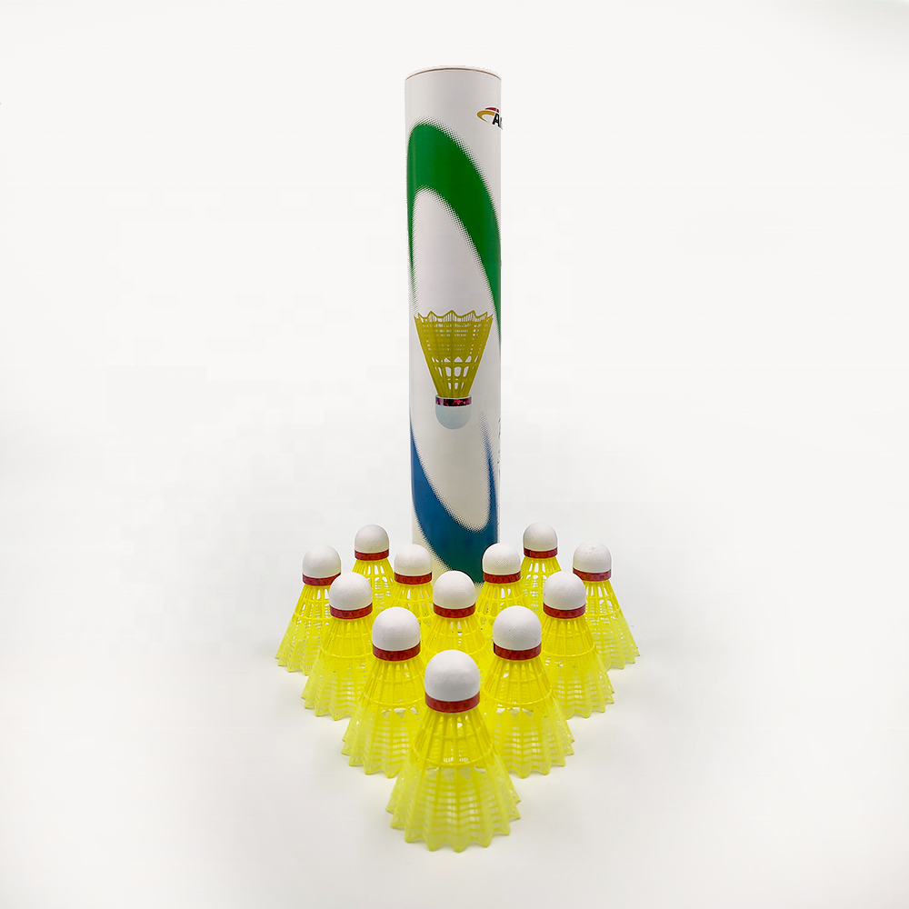 High Elasticity Nylon Leaf Shuttlecocks Quality 12pcs Nylon Skirt Badminton Shuttles One Dozen Shuttlecocks Nylon