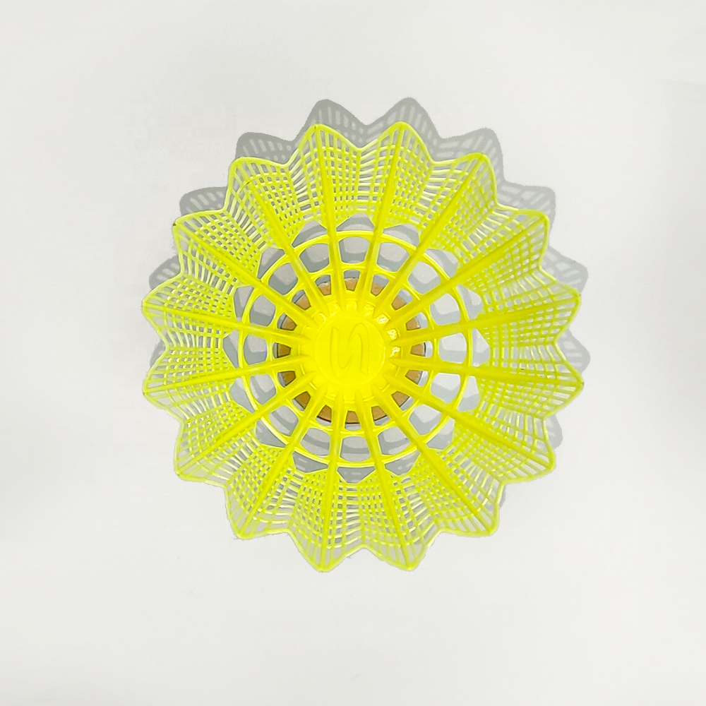 High Elasticity Nylon Leaf Shuttlecocks Quality 12pcs Nylon Skirt Badminton Shuttles One Dozen Shuttlecocks Nylon