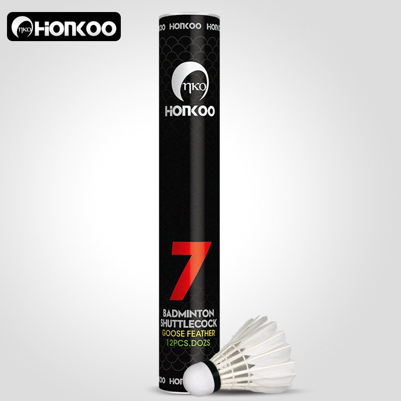 Honkoo Cheap Durable Goose Feather Badminton Shuttlecock For Professionals