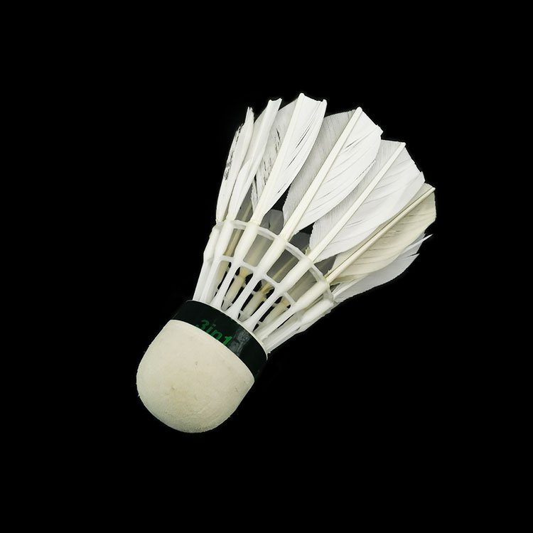Wholesale Natural Dyed Bulk Goose Feather For Shuttlecock Feather Badminton Shuttlecocks Birdies Durable and Stable