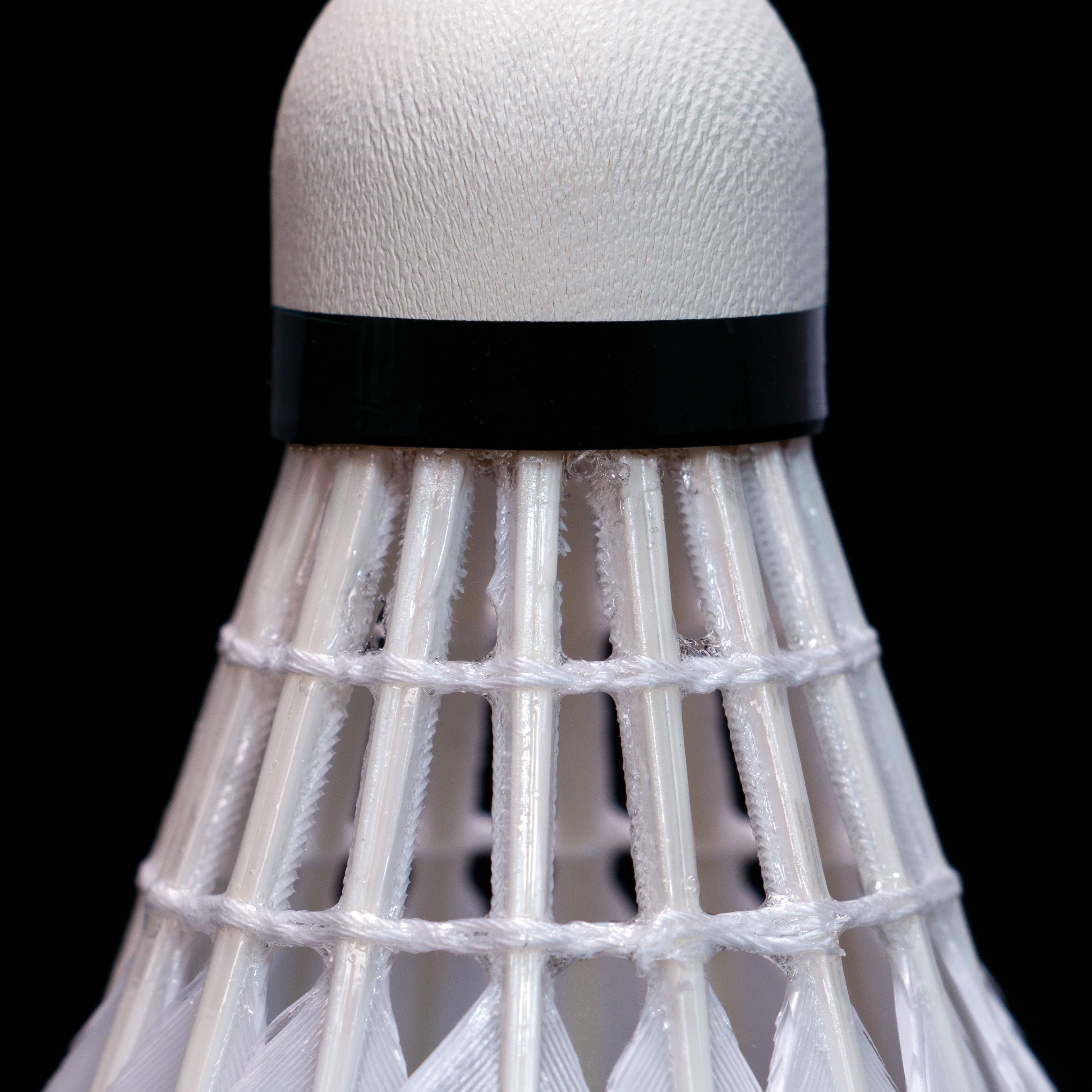 LINGMEI 90 BWF aeroplane eg1130 China factory custom goose feather badminton shuttlecock