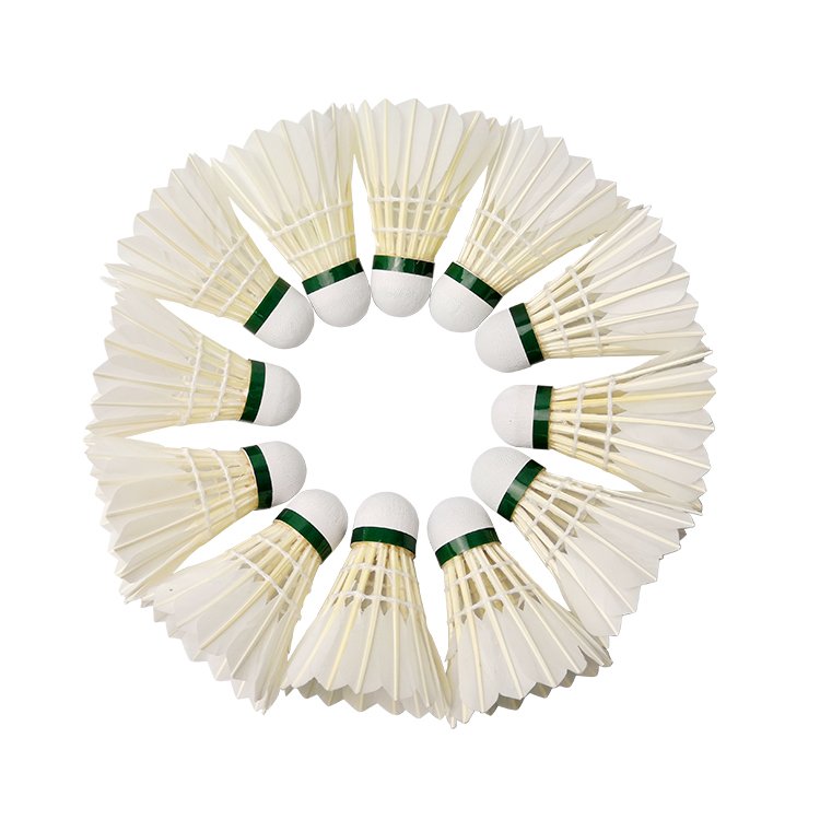 DunRun China Suppily Good Quality Duck Feather Durable tournament Badminton Shuttlecock