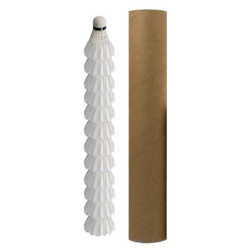 12 pack with resistant outdoor match duck feather ball room professional training ball resistant abrasion badminton